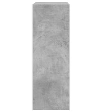 Schuhschrank Betongrau 60x34x96,5 cm Holzwerkstoff