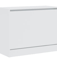 Schuhschrank Weiß 80x34x63 cm Holzwerkstoff