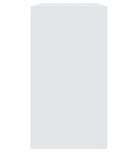 Schuhschrank Weiß 80x34x63 cm Holzwerkstoff