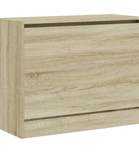 Schuhschrank Sonoma-Eiche 80x34x63 cm Holzwerkstoff