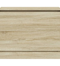 Schuhschrank Sonoma-Eiche 80x34x63 cm Holzwerkstoff