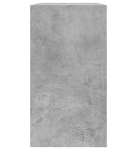 Schuhschrank Betongrau 80x34x63 cm Holzwerkstoff