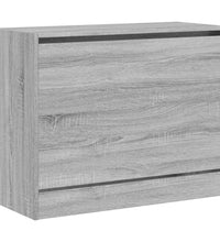 Schuhschrank Grau Sonoma 80x34x63 cm Holzwerkstoff