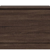 Schuhschrank Braun Eichen-Optik 80x34x63 cm Holzwerkstoff