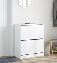 Schuhschrank Weiß 80x34x96,5 cm Holzwerkstoff