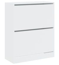 Schuhschrank Weiß 80x34x96,5 cm Holzwerkstoff