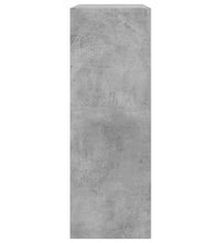 Schuhschrank Betongrau 80x34x96,5 cm Holzwerkstoff