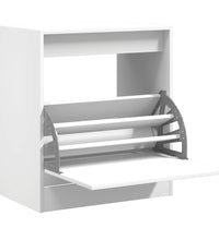 Schuhschrank Weiß 60x42x69 cm Holzwerkstoff
