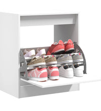 Schuhschrank Weiß 60x42x69 cm Holzwerkstoff