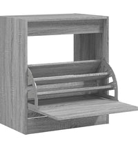 Schuhschrank Grau Sonoma 60x42x69 cm Holzwerkstoff