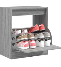 Schuhschrank Grau Sonoma 60x42x69 cm Holzwerkstoff