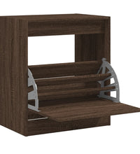 Schuhschrank Braun Eichen-Optik 60x42x69 cm Holzwerkstoff