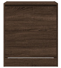 Schuhschrank Braun Eichen-Optik 60x42x69 cm Holzwerkstoff