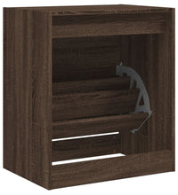 Schuhschrank Braun Eichen-Optik 60x42x69 cm Holzwerkstoff