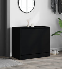 Schuhschrank Schwarz 80x42x69 cm Holzwerkstoff