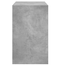 Schuhschrank Betongrau 80x42x69 cm Holzwerkstoff