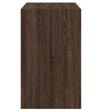 Schuhschrank Braun Eichen-Optik 80x42x69 cm Holzwerkstoff