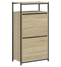 Schuhschrank Sonoma-Eiche 60x34x112 cm Holzwerkstoff