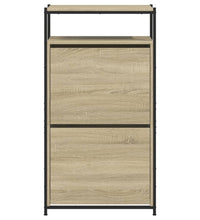 Schuhschrank Sonoma-Eiche 60x34x112 cm Holzwerkstoff