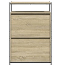 Schuhschrank Sonoma-Eiche 75x34x112 cm Holzwerkstoff