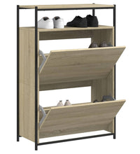 Schuhschrank Sonoma-Eiche 75x34x112 cm Holzwerkstoff