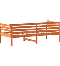 Tagesbett ohne Matratze Wachsbraun 80x200 cm Massivholz Kiefer