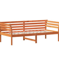 Tagesbett ohne Matratze Wachsbraun 90x200 cm Massivholz Kiefer