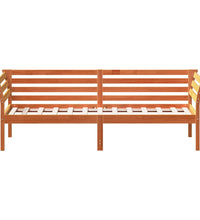 Tagesbett ohne Matratze Wachsbraun 90x200 cm Massivholz Kiefer