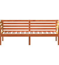 Tagesbett ohne Matratze Wachsbraun 90x190 cm Massivholz Kiefer