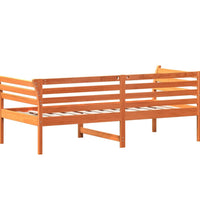 Tagesbett ohne Matratze Wachsbraun 90x190 cm Massivholz Kiefer