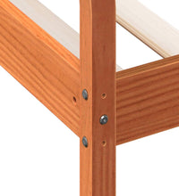 Tagesbett ohne Matratze Wachsbraun 90x190 cm Massivholz Kiefer